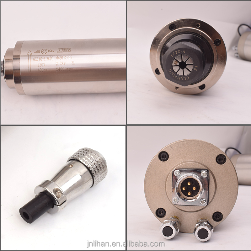 2.2KW 220V Water Cooled CNC Ro - đánh giá và giá 2.2Kw Water Cooled Spindle Kit Vfd