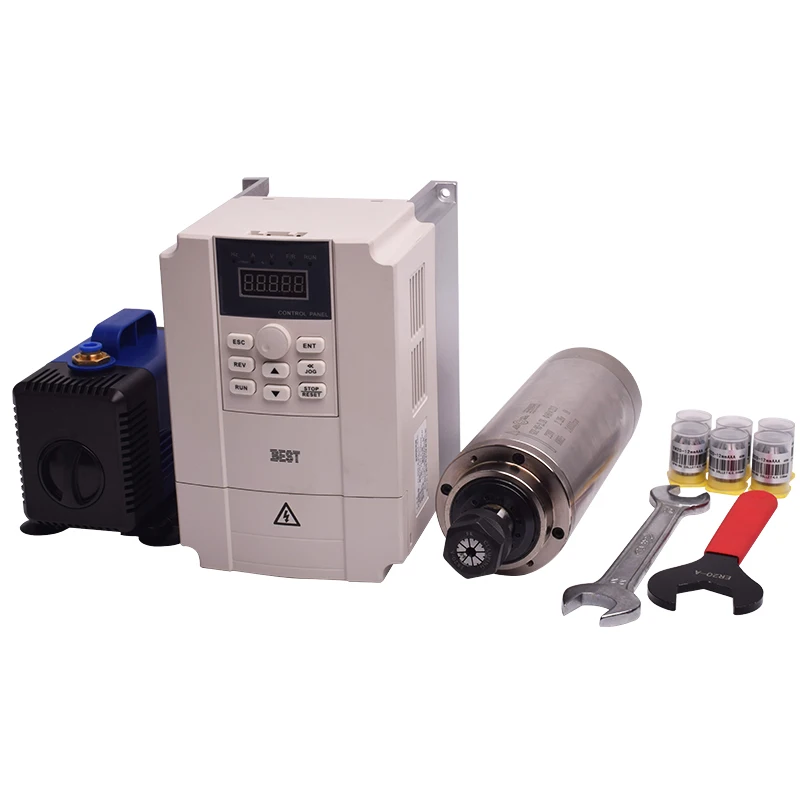 Cheap Price High Speed GDZ Spi - đánh giá và giá 2.2Kw Water Cooled Spindle Kit Vfd