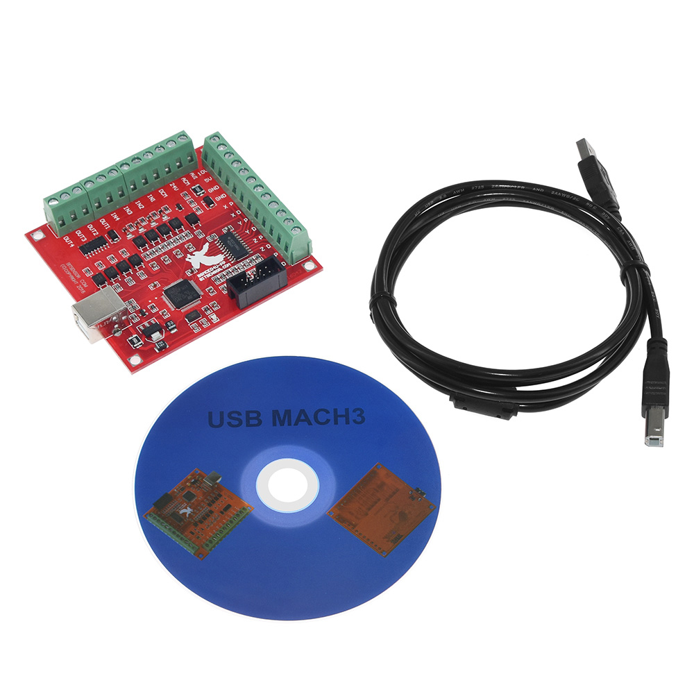 MACH3 CNC USB 100Khz Breakout  - đánh giá và giá Mach3 Usb Cnc Controller 4 Axis 100Khz