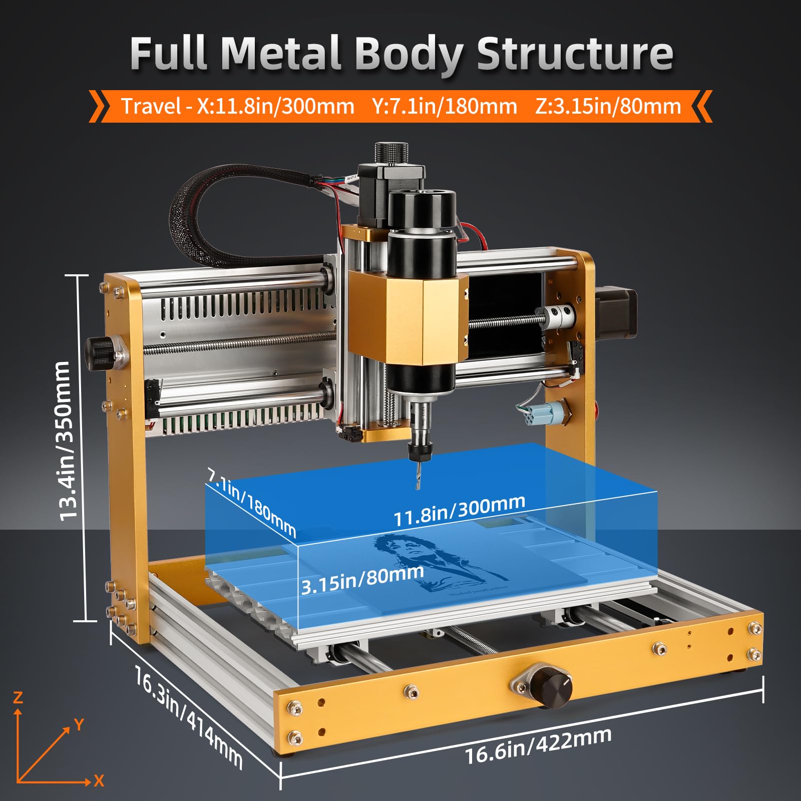 LUNYEE CNC 3018 PRO Wood Engra - đánh giá và giá Cnc 3018 Pro Max Metal